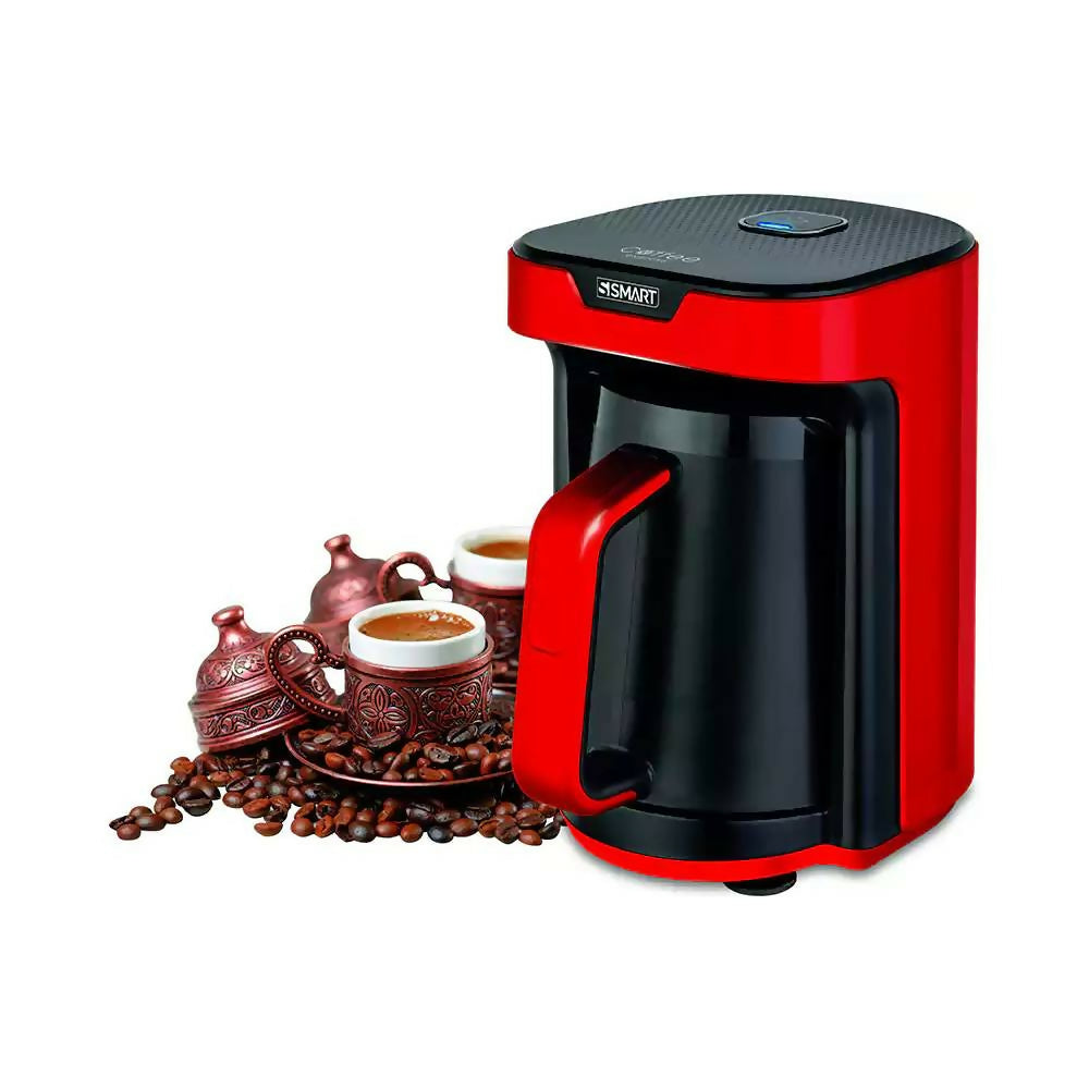 Smart Turkish Coffee Maker 535 Watt Black & Red SCM187T. ( International Warranty). Smart Turkish Coffee Maker 535 Watt Black & Red SCM187T. ( International Warranty).